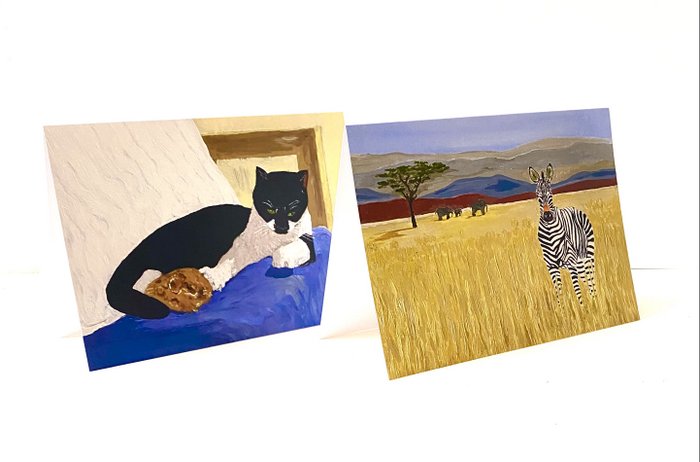 Funny Cat Greeting Cards | Contemporary Artist - Sam Kraimer gallery image 6