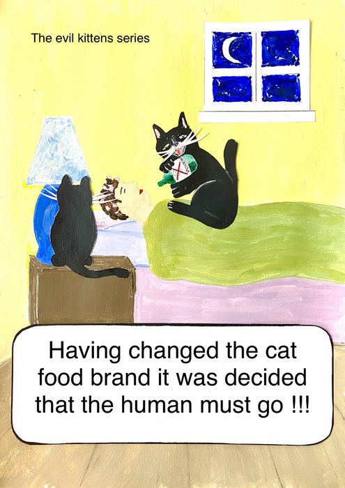 Funny Cat Greeting Cards | Contemporary Artist - Sam Kraimer gallery image 5
